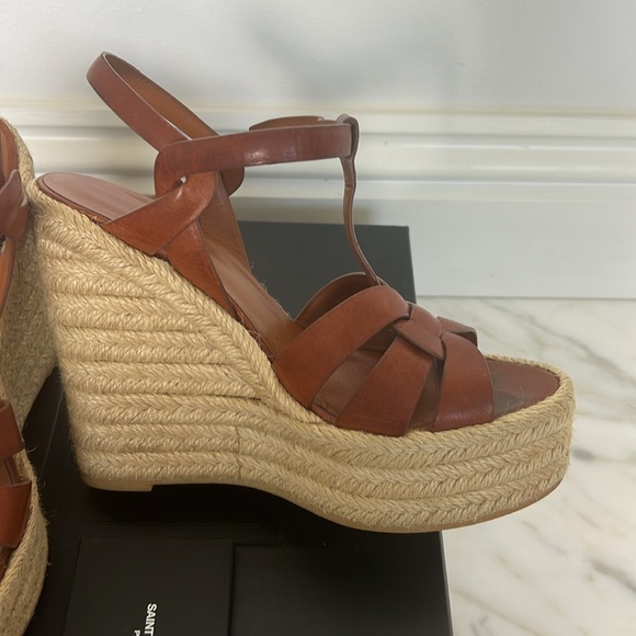 Saint Laurent Tribute wedges 7 - Picture 6 of 16